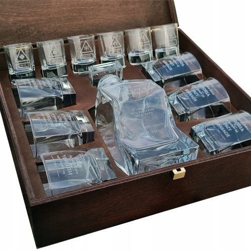 Coole, lustige Gadgets Karaffe Set 6+6 für 18 30 40 50 Geburtstags-GESCHENK-Gläser