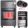 Germina Gasheizung 4200 W schwarz 42 x 720 mm