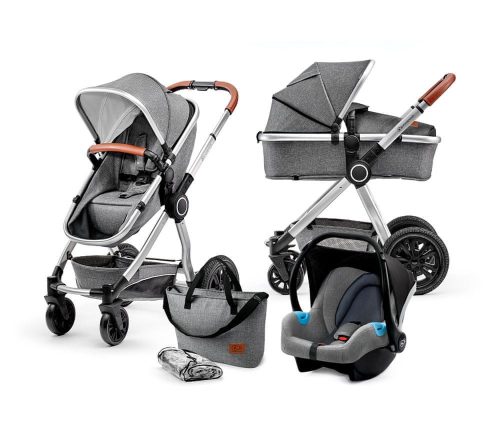  Kinderkraft VEO 3in1 Kinderwagen Grau