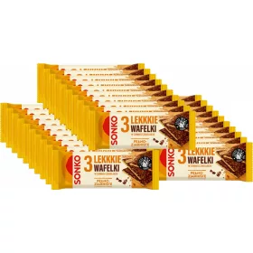   33x Sonko Vollkorn-Waffeln in Dunkler Schokolade, 36g - 3 Stück pro Packung