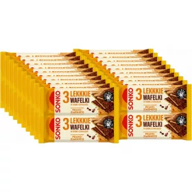 Sonko Vollkorn-Waffeln in Dunkler Schokolade - 3 Stück, 36g