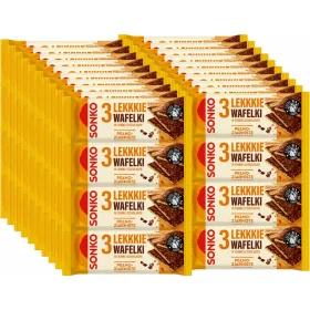   99x Sonko Vollkorn-Waffeln in dunkler Schokolade, 3 Stück, 36g