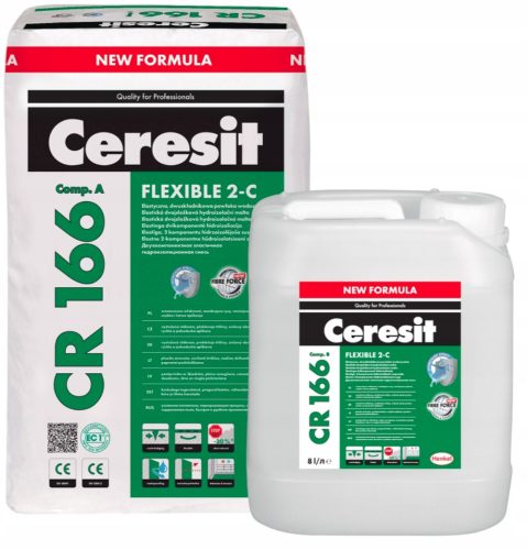 CR166 Flexible wasserdichte Beschichtung 8 l 24 kg