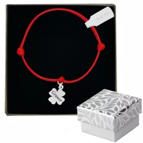  SILBERKLEE-ARMBAND MIT GRAVIERTEM BAND, SILBER 925