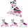  Sportvida SV-LG0033 Inline-Skates, Pink, Weiß und Türkis, Größen 39-42