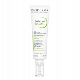   Bioderma Sebium Kerato+ Gel-Creme gegen Unreinheiten für Aknehaut, 30 ml