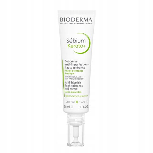 Bioderma Sebium Kerato+ Gel-Creme gegen Unreinheiten für Aknehaut, 30 ml