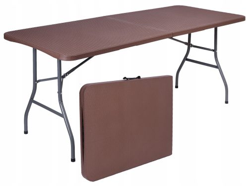 Gartentische und Stühle für die Terrasse eHoker Tisch, Kunststoff, rechteckig, 180 x 74 x 74 cm