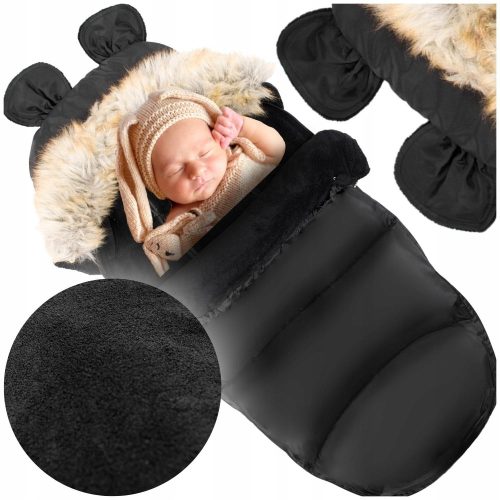  BEAR-SCHLAFSACK FÜR KINDERWAGEN. SCHLAFSACK-EINSATZ FÜR WINTERSCHLAF-KINDERWAGEN