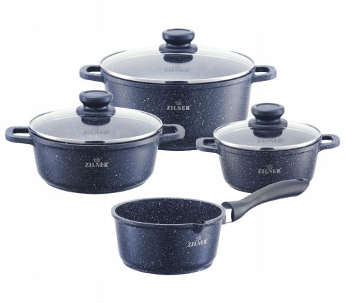  Zilner ZL-97016 Aluminium-Topf-Set, 7-tlg.