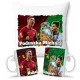  SET KISSEN + BECHER RONALDO CRISTIANO CR7 + NAMEN GESCHENK FÜR EINEN FAN