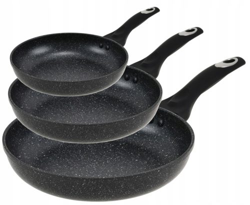 Krisberg KS-7574 traditionelle Bratpfanne, 28 cm, Marmor