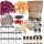 Kerzenzubehör Sojawachs-DIY-Kit zur Herstellung von Sojakerzen 8 + Anleitung zur Herstellung von Sojakerzen