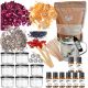 Kerzenzubehör Sojawachs-DIY-Kit zur Herstellung von Sojakerzen 8 + Anleitung zur Herstellung von Sojakerzen
