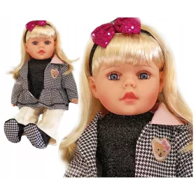    Eine lebende Babypuppe, groß, 56 cm, weich, interaktiv, spricht, singt, lehrt 2 Sprachen