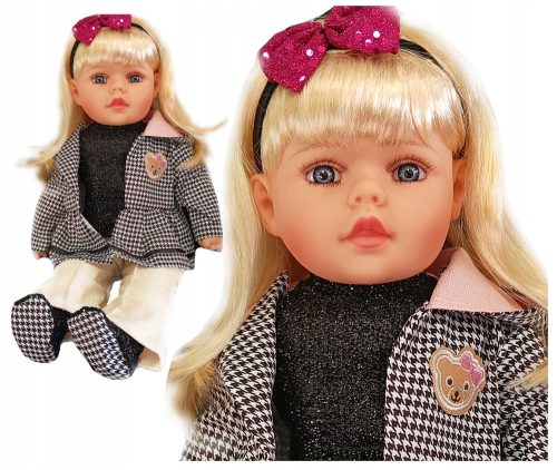  Eine lebende Babypuppe, groß, 56 cm, weich, interaktiv, spricht, singt, lehrt 2 Sprachen