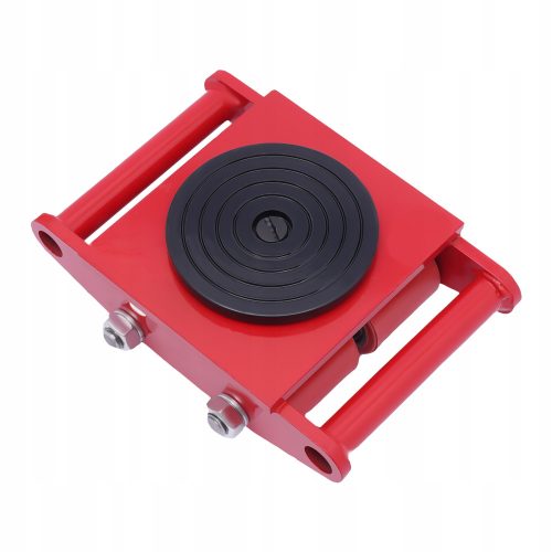 Wagen für Industriemaschinen mit 360° drehbarer Abdeckung, 6T, rot