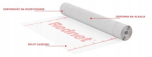 Rednet Fassadengewebe 50 m² 160 g/m²