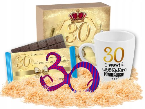 Coole, lustige Gadgets GEWIDMET! 30. Geburtstagsset für eine Frau als GESCHENK, Tasse + Gläser