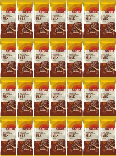 Sonko Reiswaffeln in Vollmilchschokolade 65g (4 Stück) x28 - Ideal für eine glutenfreie Ernährung