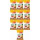Knusprige Kichererbsen-Chips mit Paprikageschmack, 60g, 10-Pack von Sonko