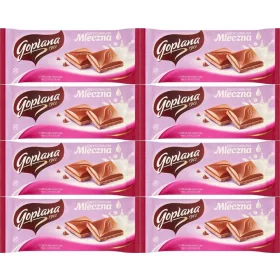   8er Pack Goplana Milchschokolade 90g – Vollmundiger Genuss für Groß und Klein