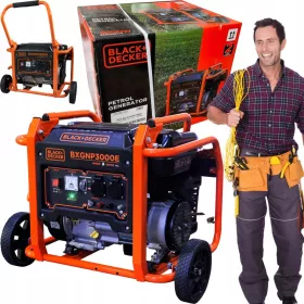 Tragbarer einphasiger Generator Black&Decker 3000 W Benzin