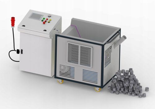 BISON CNC 150 Brikettierpresse für Aluminium, Stahl, Kunststoffe