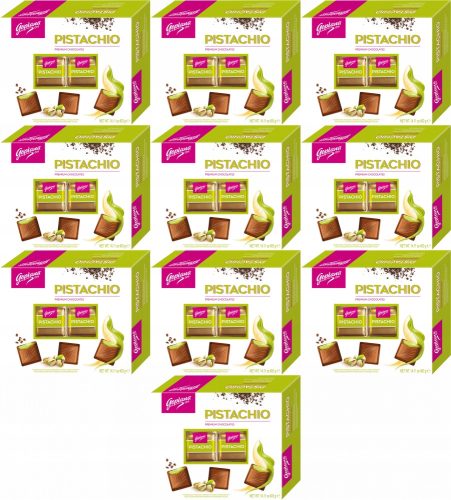 Goplana Pistazienpralinen mit alkoholischem Cremefüllung - 400g (10er-Pack)