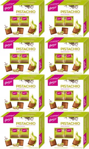 Goplana Pistachio Pralinen mit Alkoholcreme-Füllung, 400g Packung x8