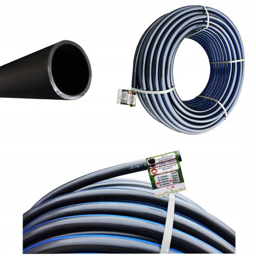  PE-Bewässerungsrohr fi 25 mm 100 m PN6 flexibel dicht
