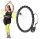 Hula Hoop mit HMS-Noppen, 48 cm, schwarz