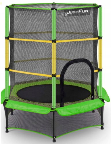 GRÜN-GELB-TRAMPOLIN FÜR HAUS UND GARTEN 140 JF