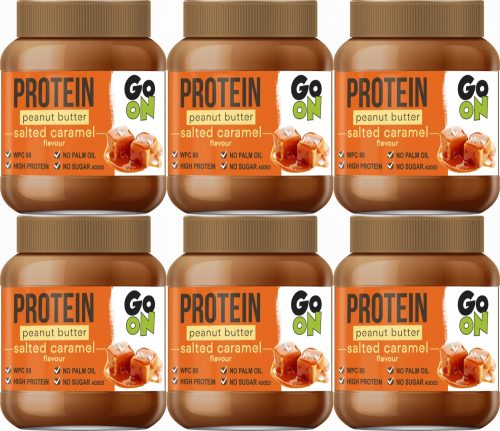 Go On Protein Erdnussbutter Salzkaramell 350g x6