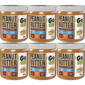 Sante Go On Crunchy Erdnussbutter 500g - 6er Pack