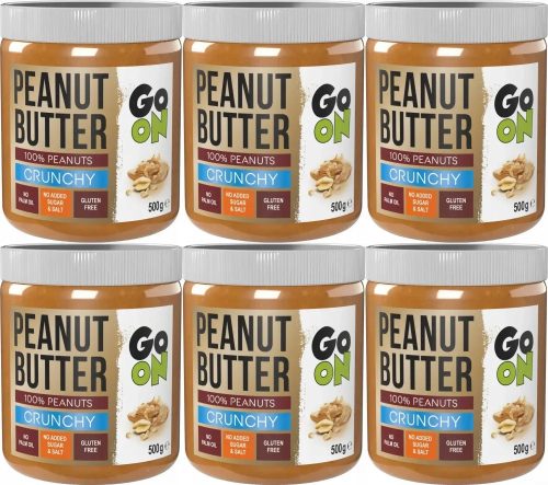 Sante Go On Crunchy Erdnussbutter 500g - 6er Pack