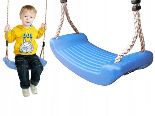 Kinderschaukel mit Kunststoffsitz JF blau