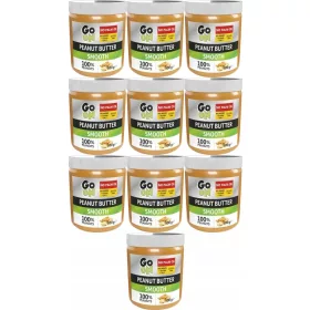   GO ON Smooth Erdnussbutter 500g - 10er Pack von Sante ohne Zusatzstoffe