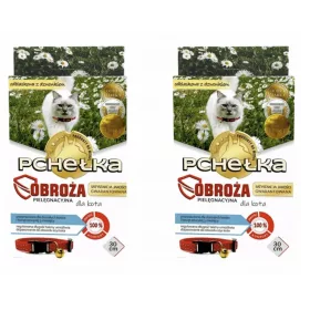    Pchełka-Halsband, Anti-Zecken- und Anti-Floh-Halsband für Katzen, 1 g