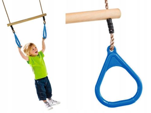 Spielplätze im Garten Gymnastik-Trapezschaukel für Kinder JF blau
