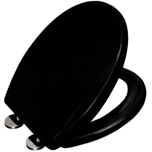 Aqui CLASSIC WC-Sitz, schwarzes Polypropylen