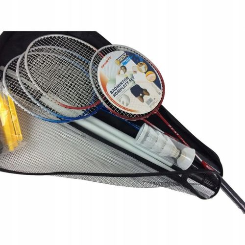  Hülle, Netz, Stange, Federballsatz, Schlägersatz mit Federball Best Sporting 411534 [13912063]