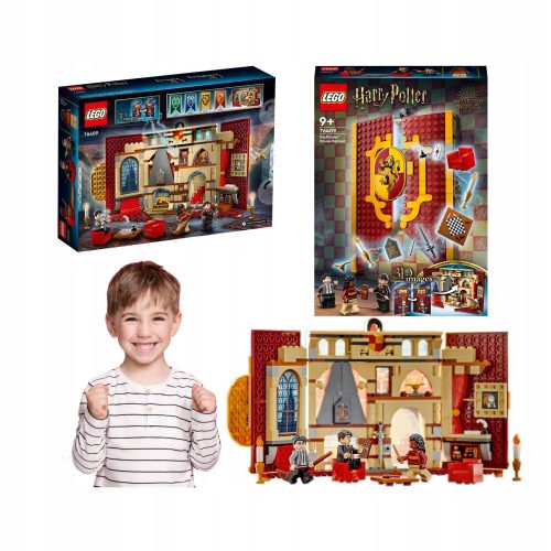  LEGO HARRY POTTER GRYFFINDOR FLAGGEN-MANTEL-EMBLEM-CHARAKTERE-SAMMLUNGSSET