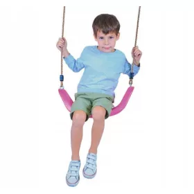LUX Schaukelsitz aus Kunststoff für Kinder, rosa