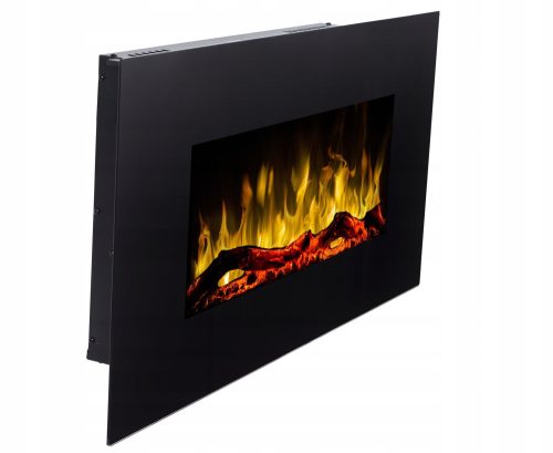 Wandkamin ohne Heizfunktion, elektrisch Aflamo schwarz 11 W 90 x 45 x 14 cm