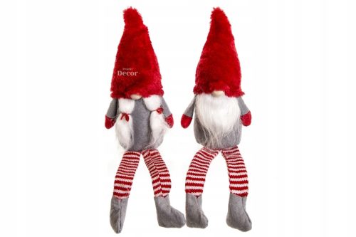  Weihnachtlicher Dekozwerg Weihnachtsmann - 2 Paar Parkas