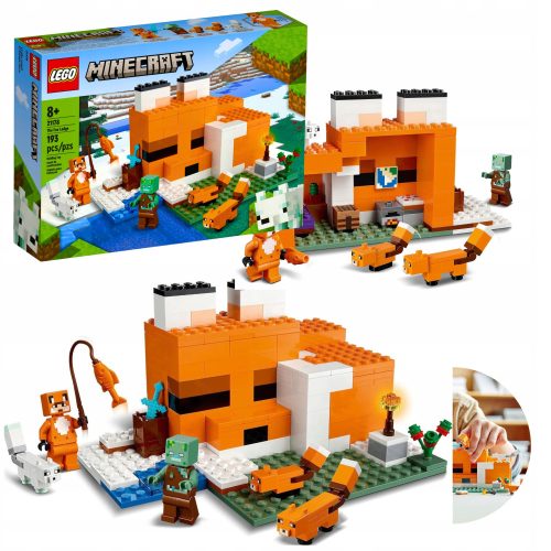  LEGO Minecraft 21175352 LEGO MINECRAFT FOX HABITAT HOUSE HAUS