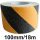 Gelbes und schwarzes Anti-Rutsch-Band, 100 mm/18 m
