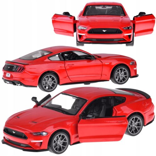  Metallautomodell 2018 Ford Mustang GT Maßstab 1:34 Licht Sound ZA4616