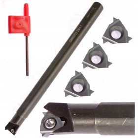   Drehmesser SNR 0012 M11 12mm 1 Stk. + 3× Wendeschneidplatte 1 Stk. SH 11IR AG60